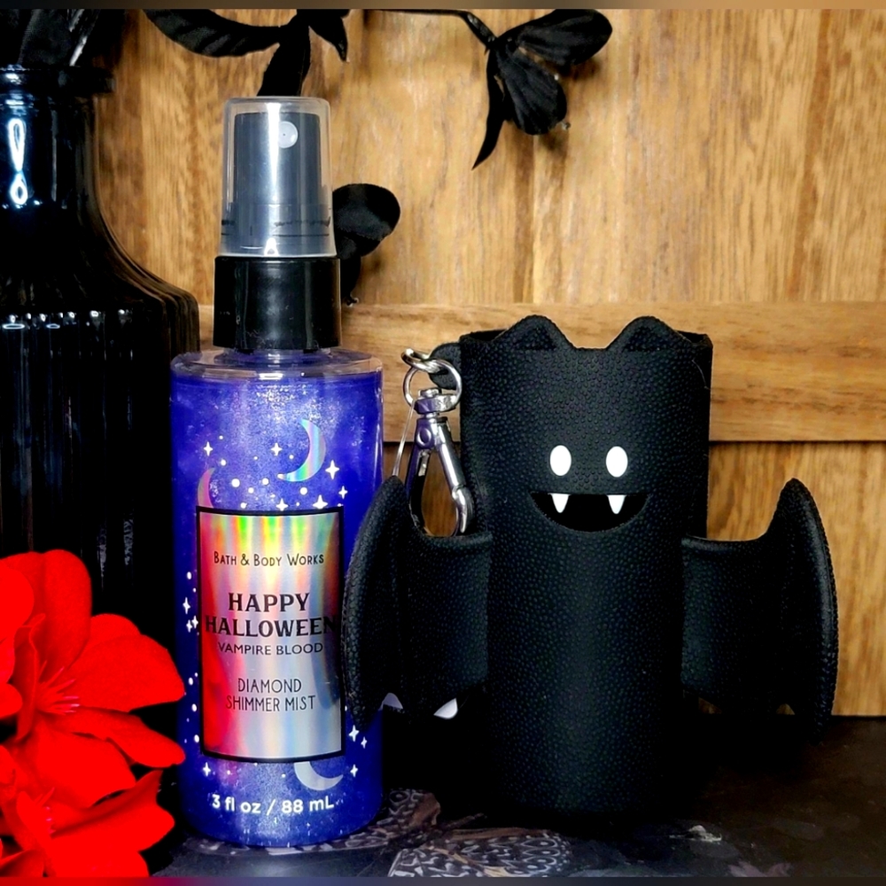 B&BW GITD Vampire Bat Holder & Vampire Blood Diamond Shimmer Mist Body Spray